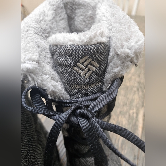 Columbia Minx Mid II Omni-Heat Wool Winter Boots Size 8 Women -Black/Burnt Henna - Picture 10 of 11